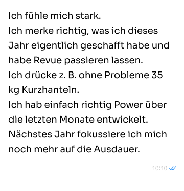Die Teilnehmer unseres Fitness-Coachings berichten von ihren positiven Erfahrungen.